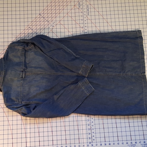 🌻 2/$30 Old Navy Denim Shirt Dress - Picture 3 of 7